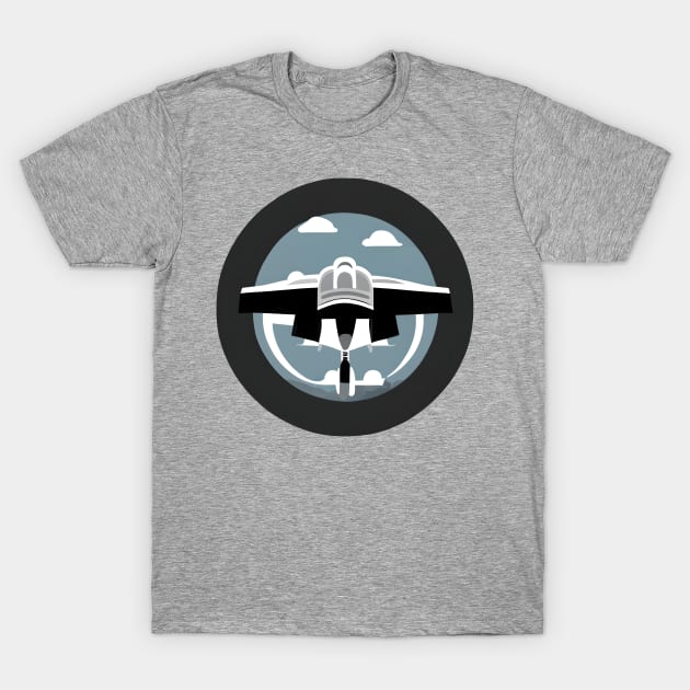 F16 Fighter Plane T-Shirt by CBV